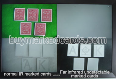 Camera departe infraroșu Poker cu IR marcate carduri 